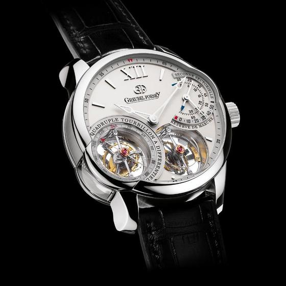 Greubel Forsey QUADRUPLE TOURBILLON Platinum watch replica